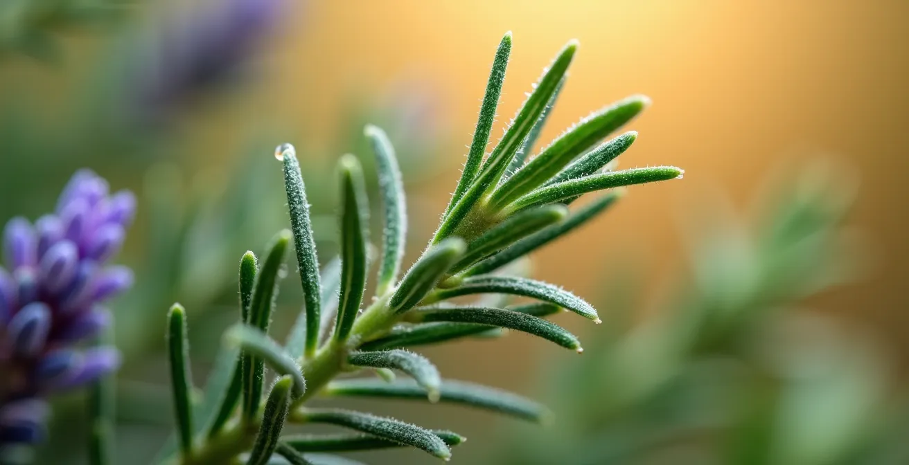 Plantas aromáticas mediterráneas para estimulación sensorial en mayores
